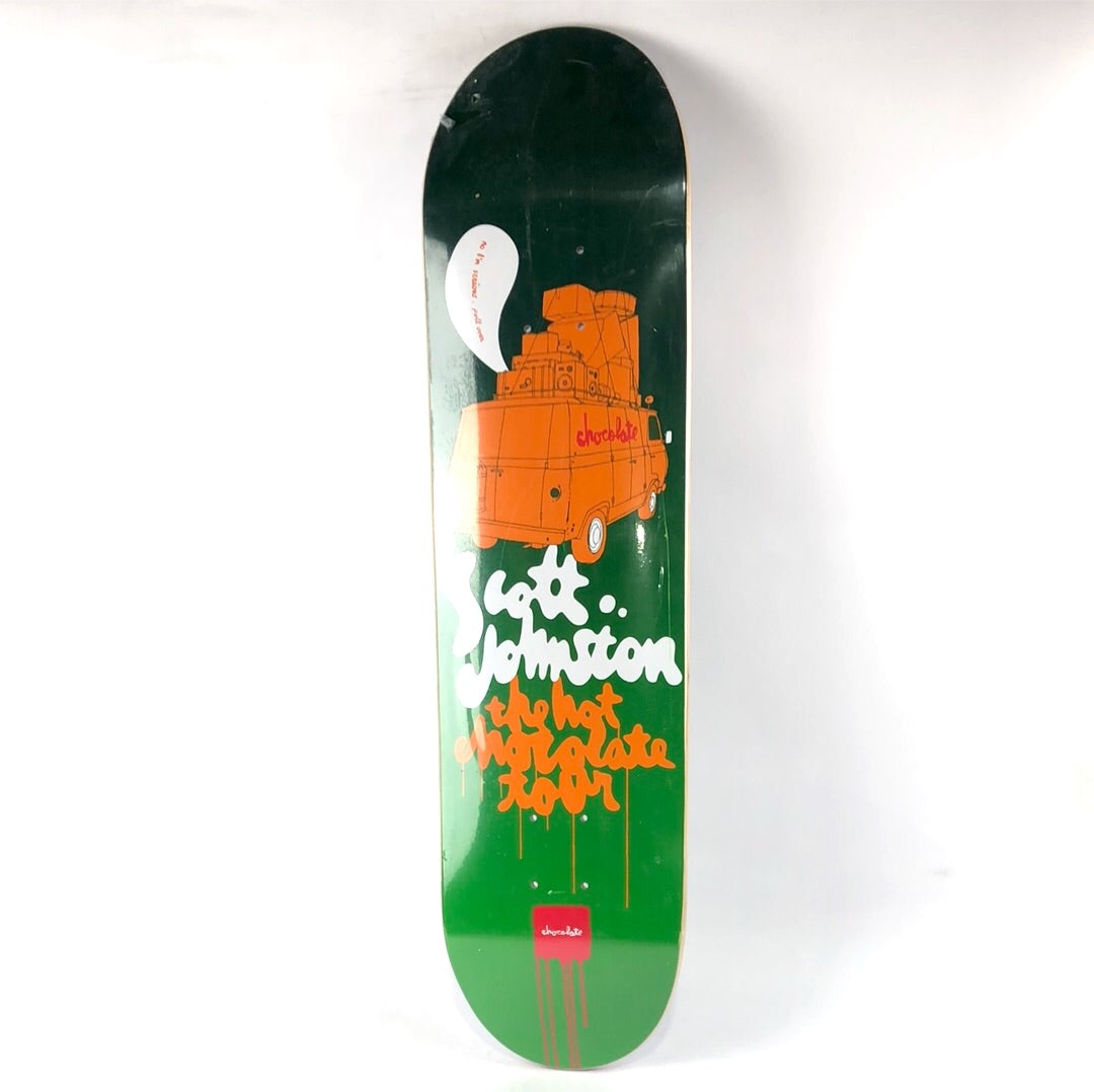 Chocolate Scott Johnston Chocolate Tour Green/White 7.5'' Skateboard Deck 2003