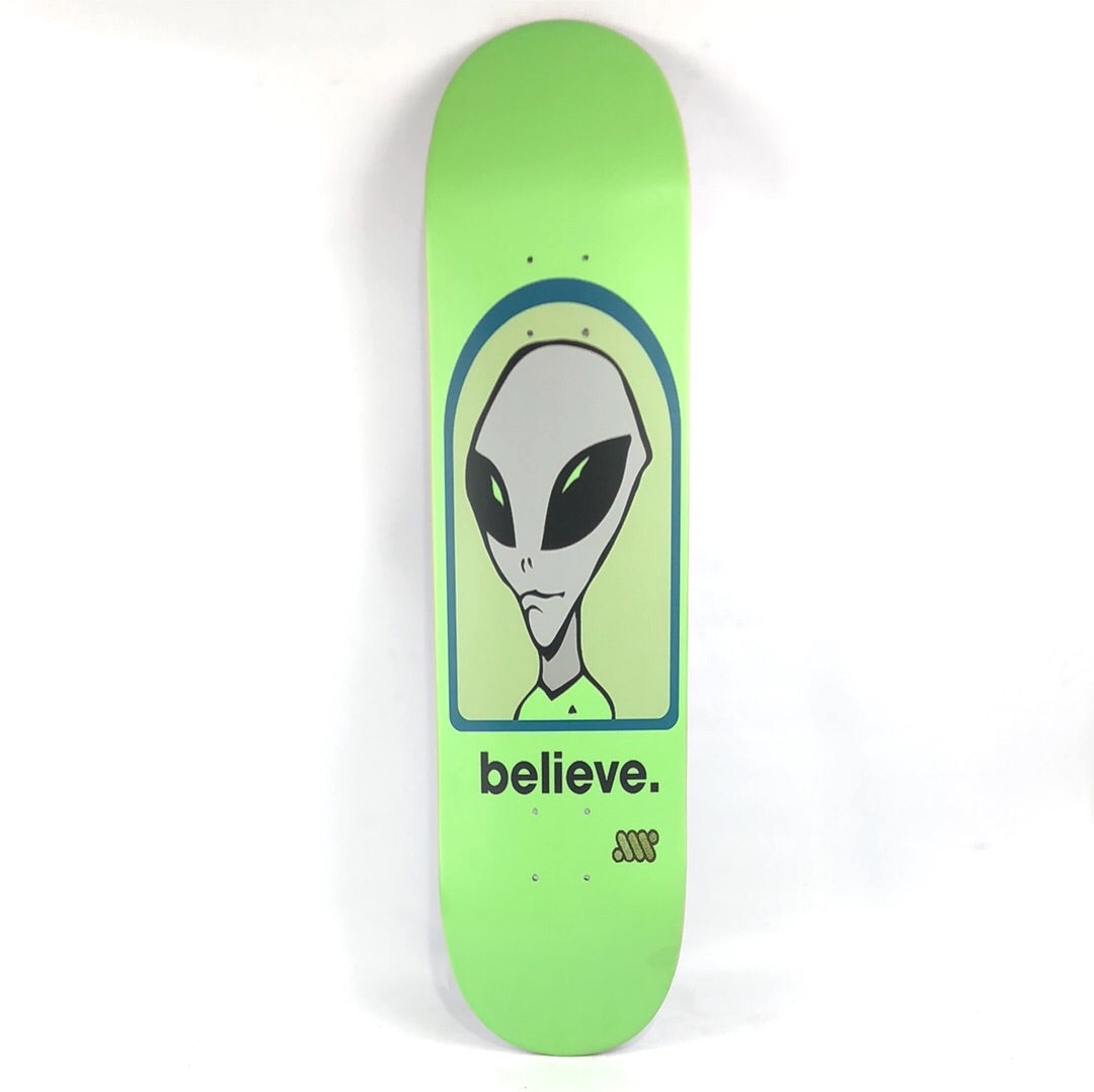 Alien Workshop Believe Green 7.9" Skateboard Deck