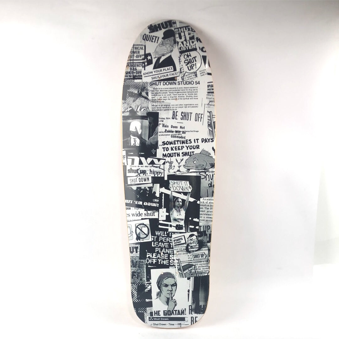 Shut Eyes Wide Shut Black/White 9.75'' Skateboard Deck 2007