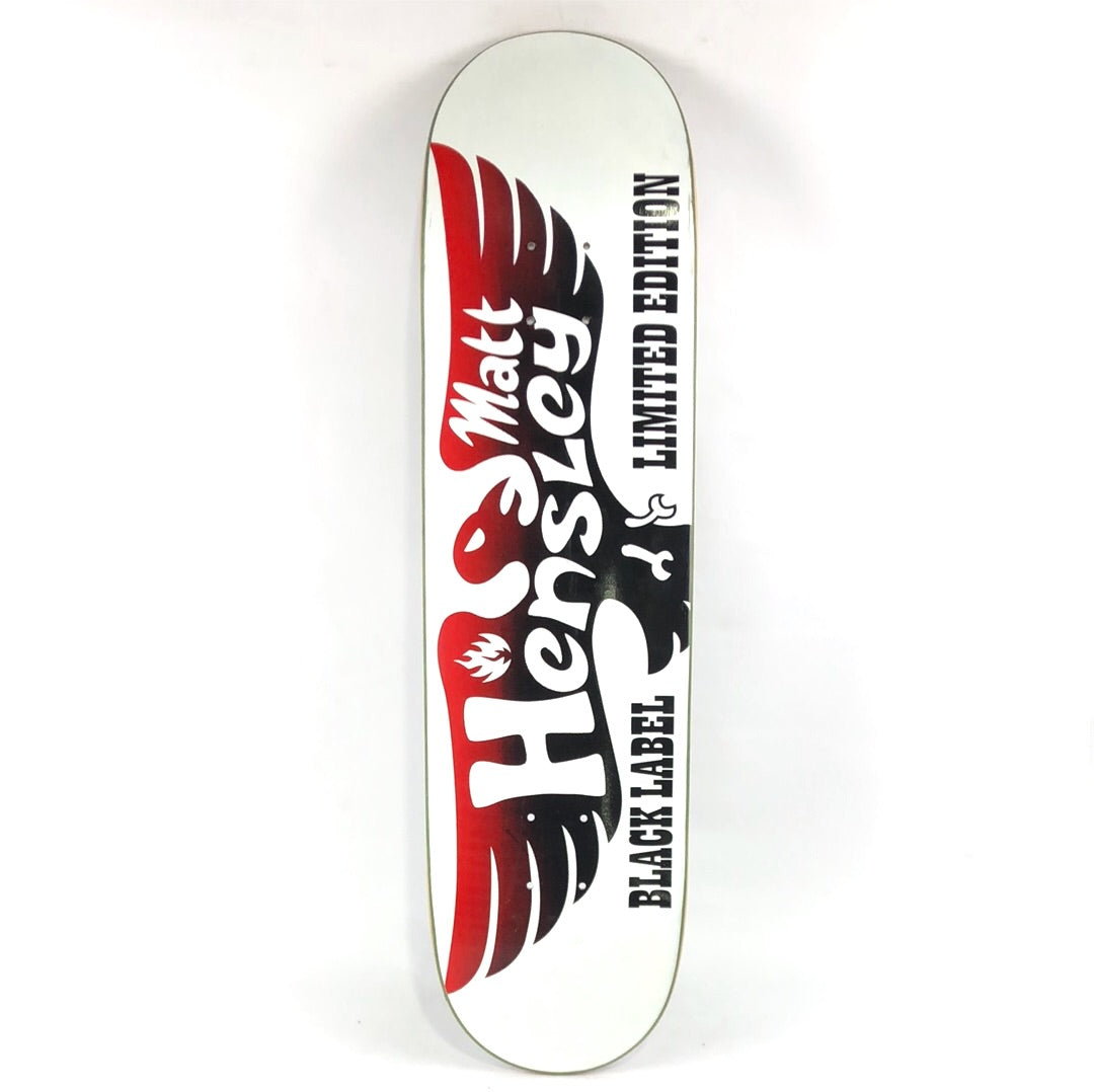 Black Label Matt Hensley Legends - Original Wings 2007 White/Red/Black 8.1" Skateboard Deck 2007