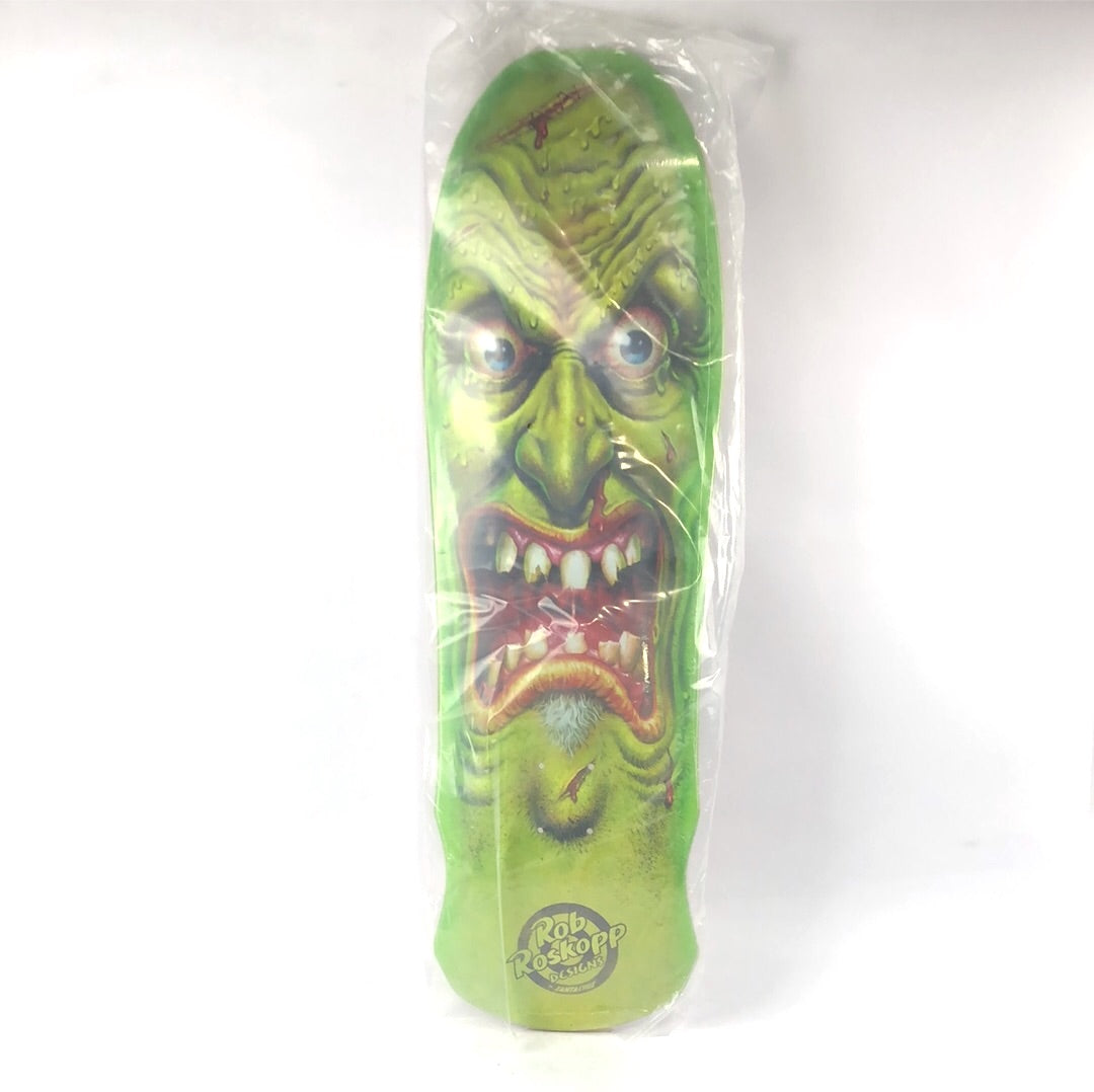 Santa Cruz Rob Roskopp Edmiston Face Green 9.5'' Skateboard Deck 2019 Reissue