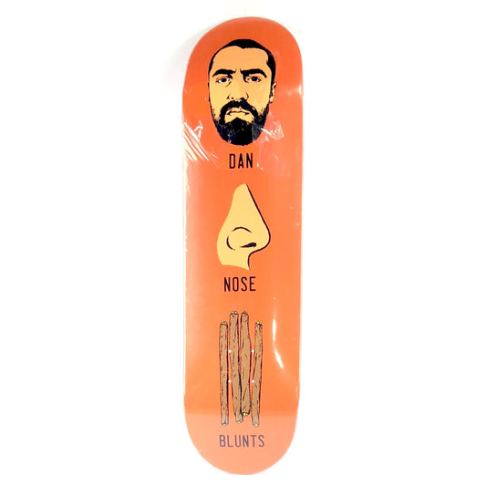 Skate Mental Dan Plunkett Nose Blunts Orange 8.25'' Skateboard Deck