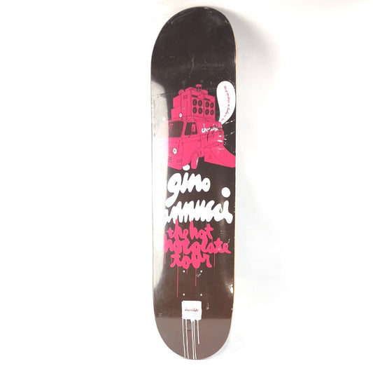 Chocolate Gino Iannuci Chocolate Tour Brown/Pink 7.75'' Skateboard Deck 2004