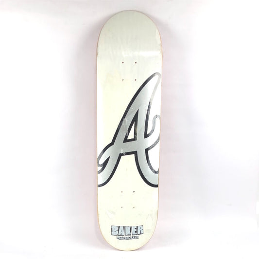 Baker A White/Grey 8.5" Skateboard Deck