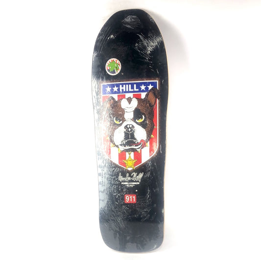 Powell Peralta Frankie Hill Bulldog Black/Multi Color 10" Shaped Skateboard Deck