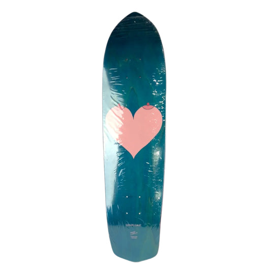 Gold Coast Denis Carrier Compadre Edition Graphic Blue/Pink 8" Skateboard Deck