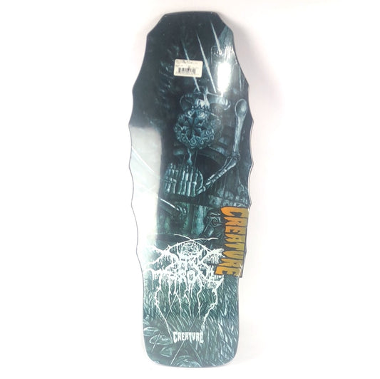 Creature Darkthrone Wagons Powerply Black/White 10.5" Shaped Skateboard Deck
