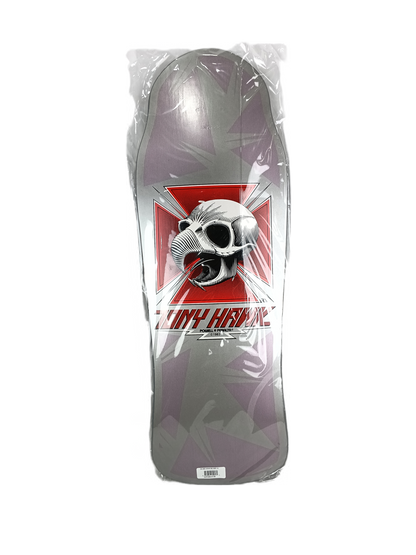 Powell Peralta Bones Brigade Tony Hawk Skull Silver Pink Size 10.4 Vintage NOS Re-Issue Deck