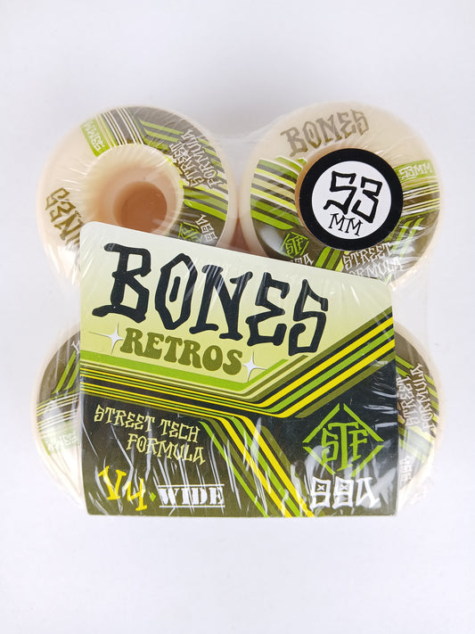 Bones Retros Green White Stripes STF 99A 53MM