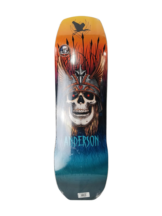 Powell Peralta Andy Anderson Pro Flight Blue Orange Multi Size 9.13" Shaped Deck