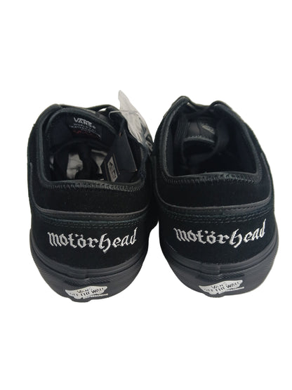Vans X Motorhead Geoff Rowley Motorhead Edition Black Black US Mens Size 8.5 Shoes With Limited Edition Motorhead Banner
