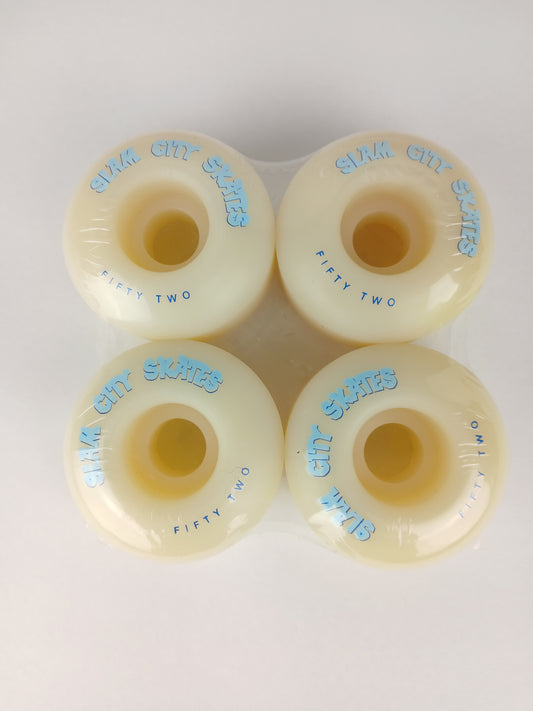 Slam City Skates Natural Blue Size 52MM Wheels