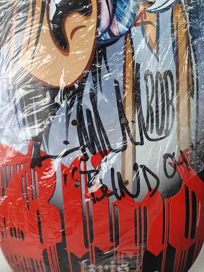 Blind Kris Markovich Autographed Hard Life Reaper Black Red Blue Size 7.58" Vintage NOS Deck