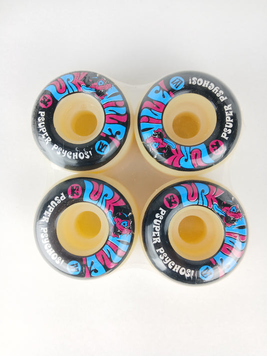 Lurkville Super Psychos Black Purple Blue Size 52MM Wheels