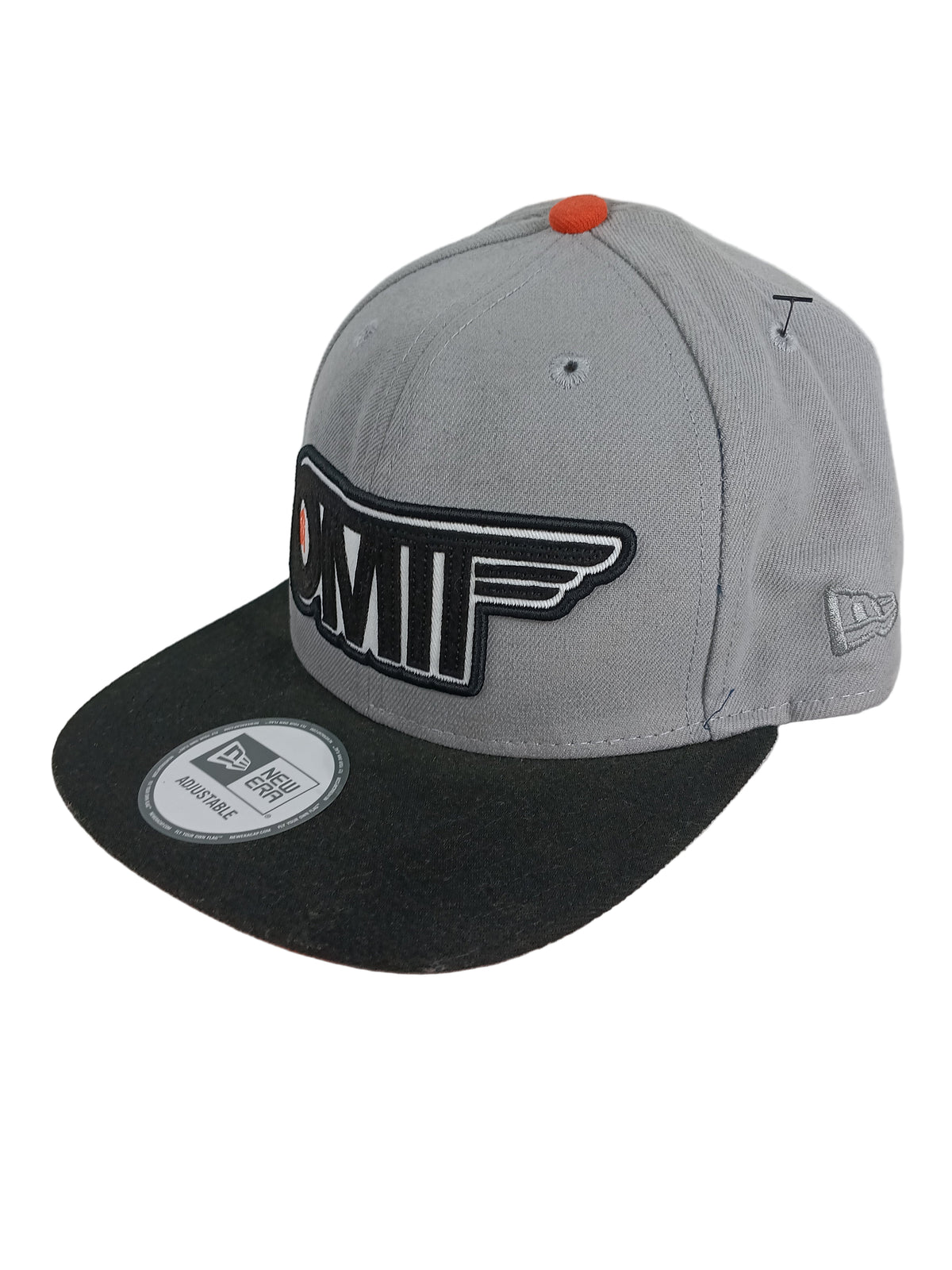 Omit X New Era OMIT Logo Black White Orange Grey One Size Fits All Vin ...