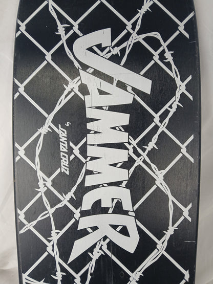 Santa Cruz Jammer Black White 10 x 30" Vintage NOS Deck