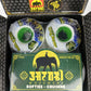 Satori Movement Talking Trees White Green Blue Size 54MM 78A Durometer Cruiser Wheels With Original Box