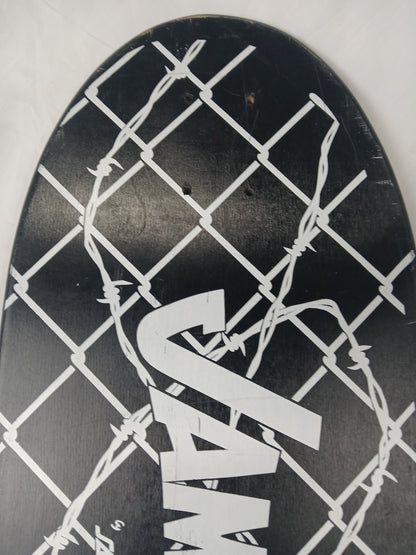 Santa Cruz Jammer Black White 10 x 30" Vintage NOS Deck