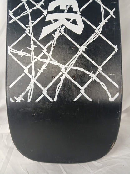 Santa Cruz Jammer Black White 10 x 30" Vintage NOS Deck