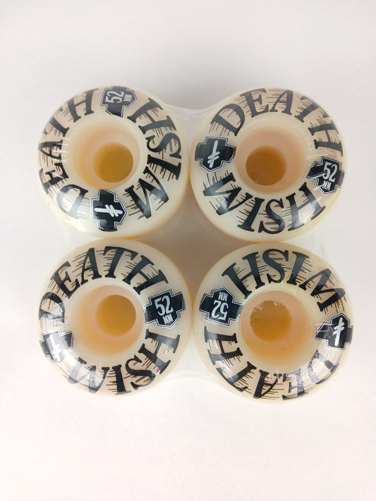 Deathwish Revolutions Cross Black White Size 52MM Wheels