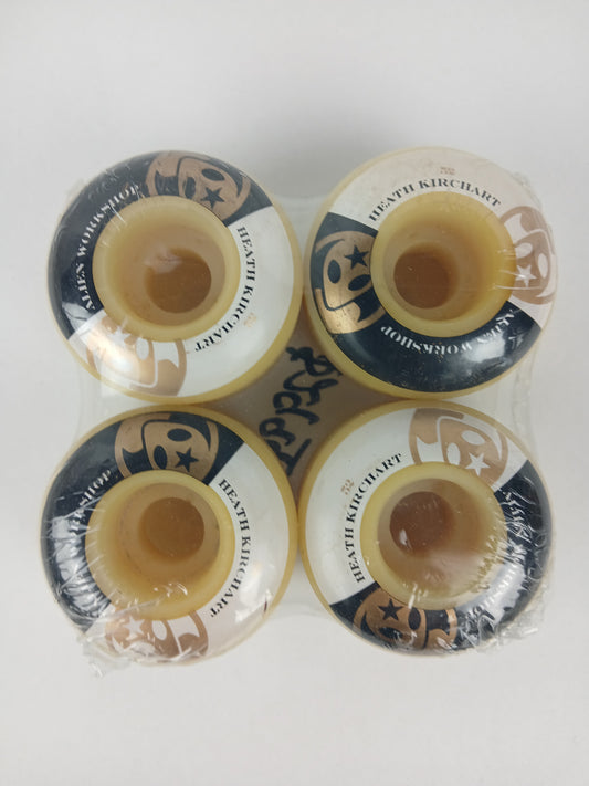 Alien Workshop Heath Kirchart Black White Gold Size 52MM Vintage NOS Wheels