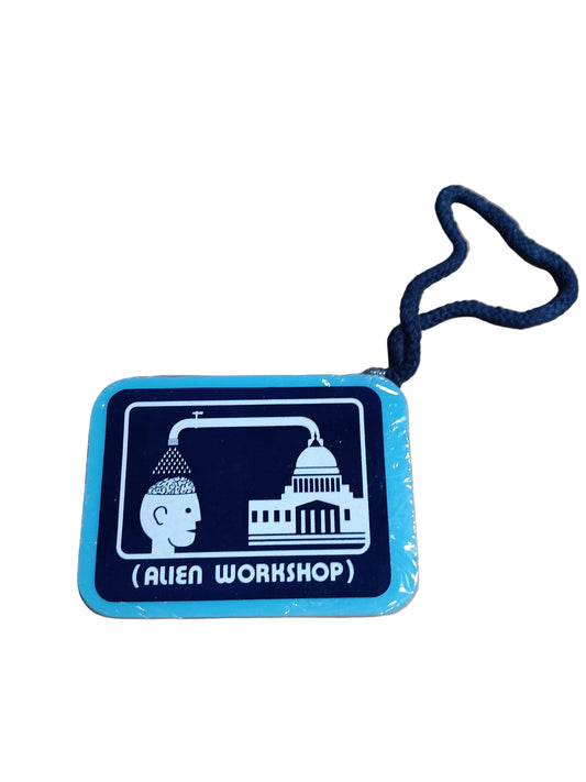 Alien Workshop Brainwash Soap On A Rope Scented Skateboard Wax Blue 4.25" X 3.1" Vintage Wax