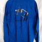 Chocolate Day Of The Dead Marc Johnson Skeleton Casper Stall Maitland Banks Blue White Black Size XL L/s Shirt