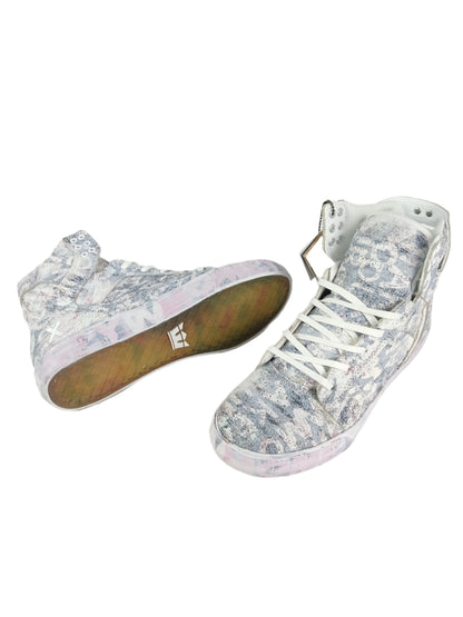 Supra Chad Muska Skytop Decade Layers White Pink Multi US Mens Size 9.0" Vintage Shoes