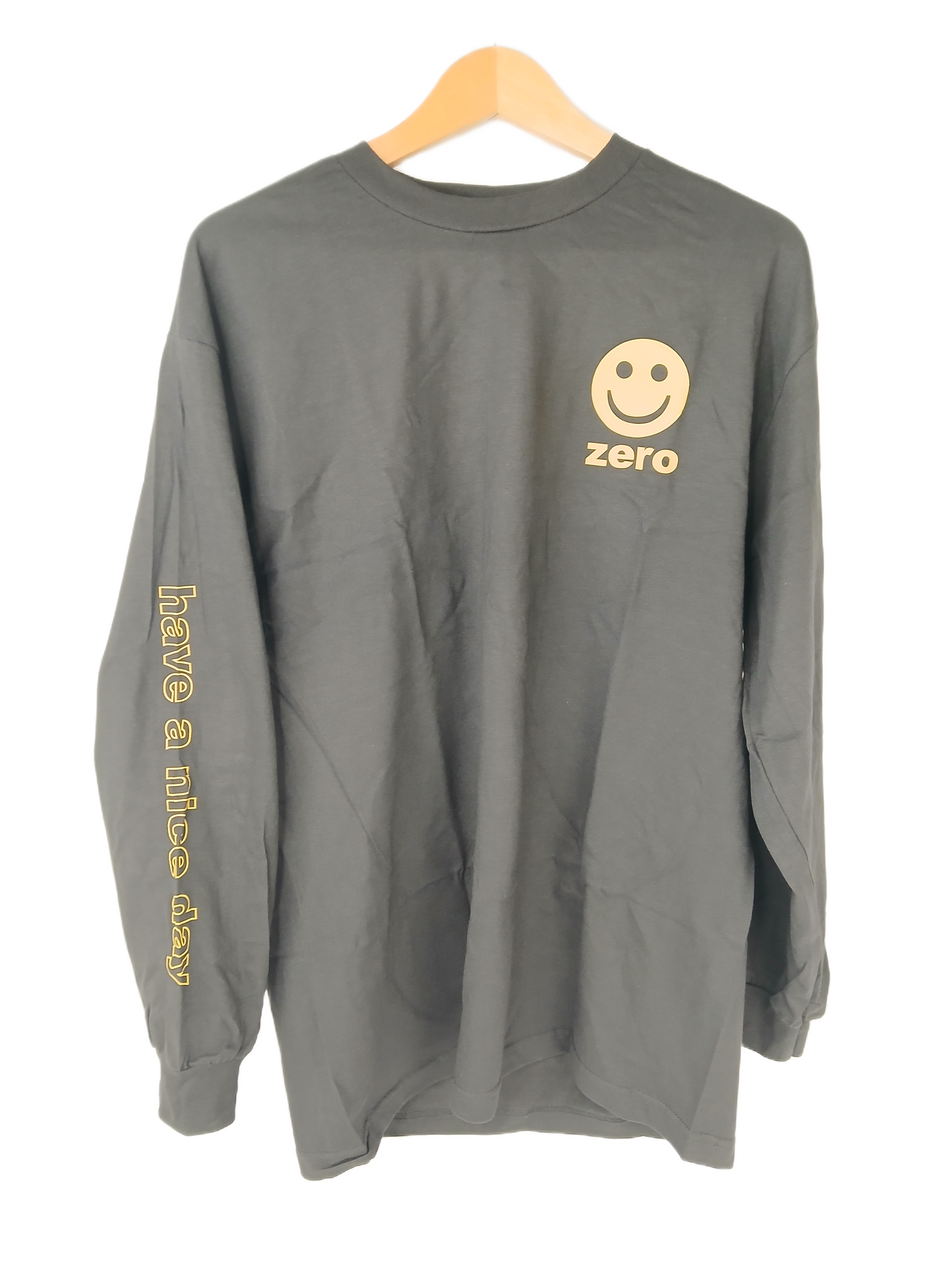 Zero Smiley Black Yellow Size L S/s Shirt