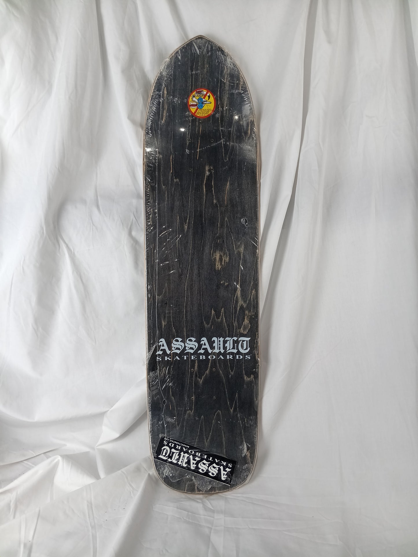 Assault Skateboards Matt Hensley Guest Model Pickup Truck Black Woodgrain Silver Green Size 8.5 Vintage NOS Shaped Deck