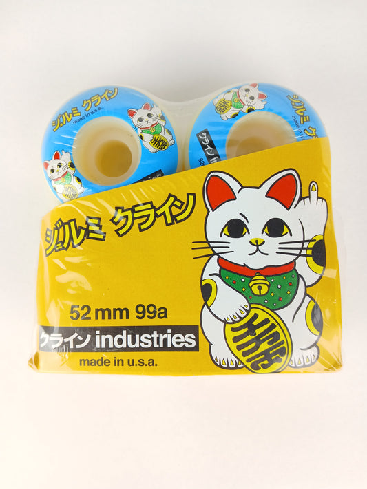 Hook-ups Jeremy Klein Money Cat Middle Finger Blue White Multi Size 52MM 99A Durometer Wheels