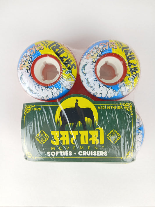 Satori Movement Red Eyes Softies 54mm 78A Durometer Cruiser Wheels