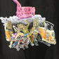 Bootleg Skateboards VW Bus Black Multi Size XL S/s Vintage Shirt