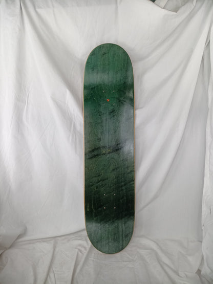 DOG Team Letters White Off White Size 8.25" Vintage NOS Deck Scuffed Graphic