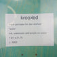 Krooked Dan Drehobl Eyes White Red Multi Size 7.81" Vintage NOS Deck