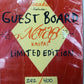 Krooked Natas Kaupus Guest Model Cat Purple Yellow Black Size 7.75" Vintage NOS Deck