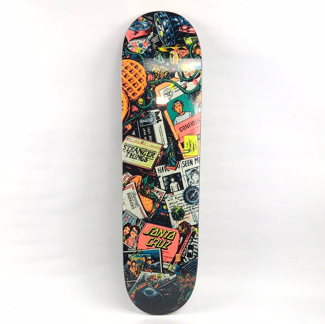 Santa Cruz X Stranger Things Season 1 Multi 8.0'' Skateboard Deck 2022 Release