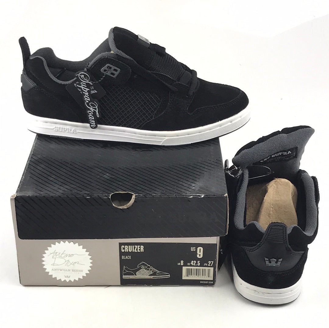 Supra Cruizer Black US Mens Size 9