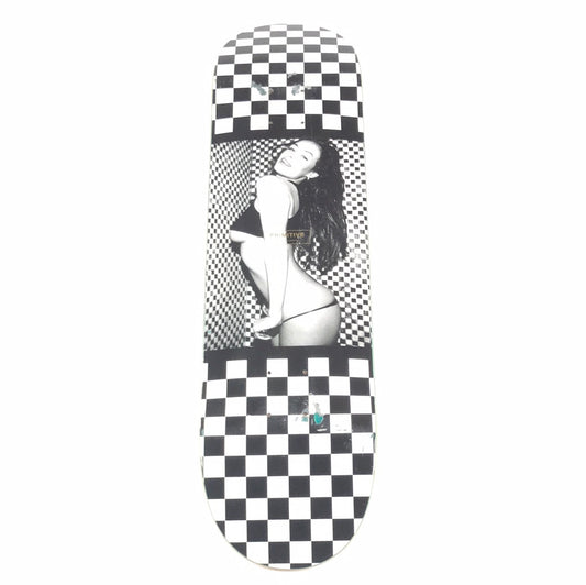 Primitive Team Checkered Woman Black/White 8.0 Skateboard Deck