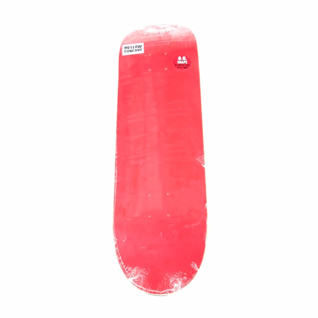 Baker Cyril Jackson Brand Logo Deboss Red 8.3875 Skateboard Deck