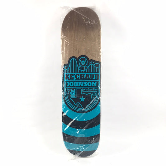Darkstar Ke'Chaud Johnson Here For A Good Time Blue/Woodgrain 8.25" Skateboard Deck