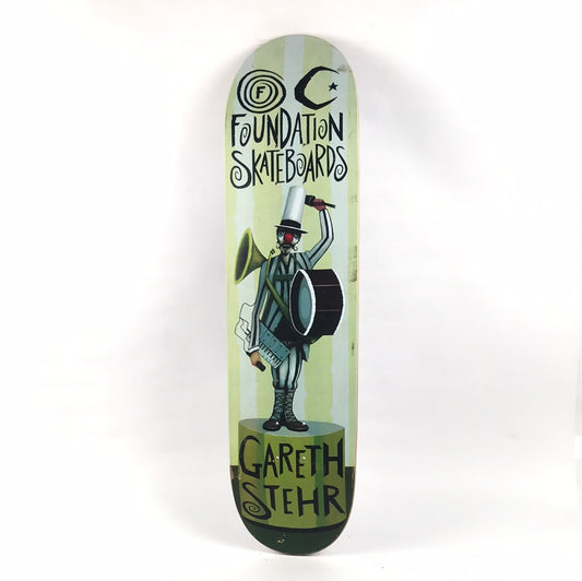 Foundation Gareth Stehr Clown Green 8.0'' Skateboard Deck