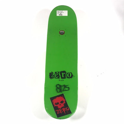 Zero Team Lettering Green/Black 8.125'' Skateboard Deck