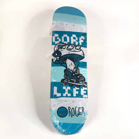 Roger Team Mushroom Blue 8.0 Skateboard Deck