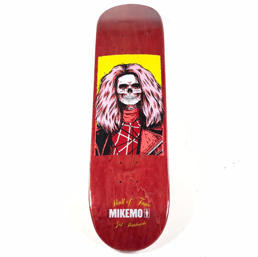 Girl Mike Mo Skull Of Fame Red 8.0'' Skateboard Deck