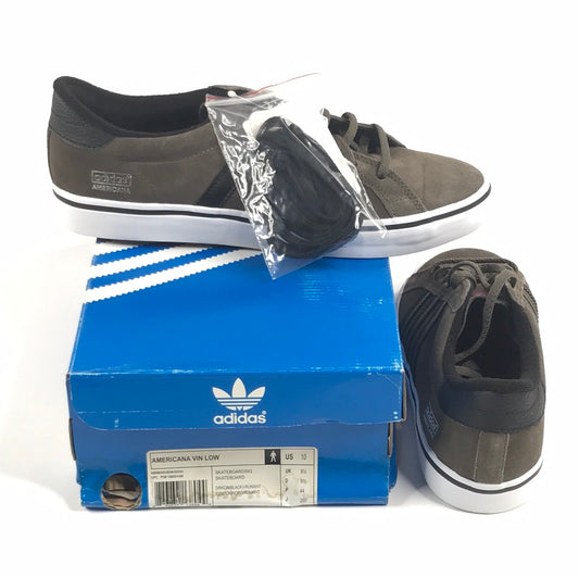 Adidas Skate Americana VIN LOW DRKCIN/BLACK1/RUNWHT Q33184 US Mens Size 10