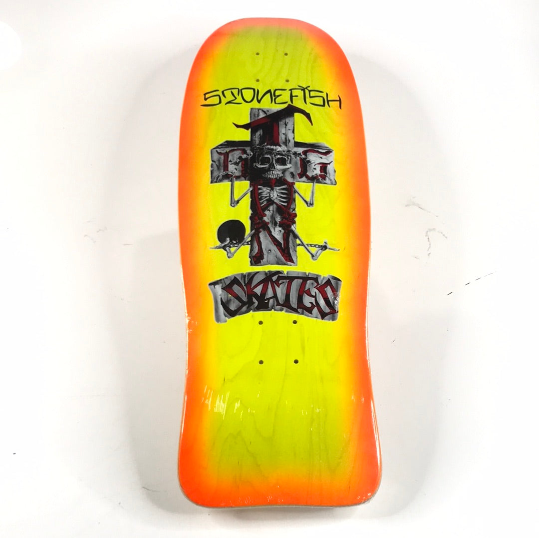 Dogtown Team Stonefish Orange/Yellow 10.125'' Skateboard Deck