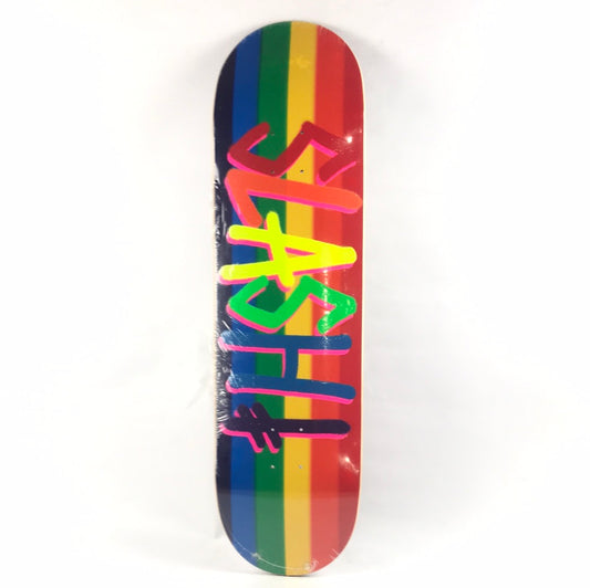 Deathwish Slash Rainbow Spray Paint 8.625" Skateboard Deck