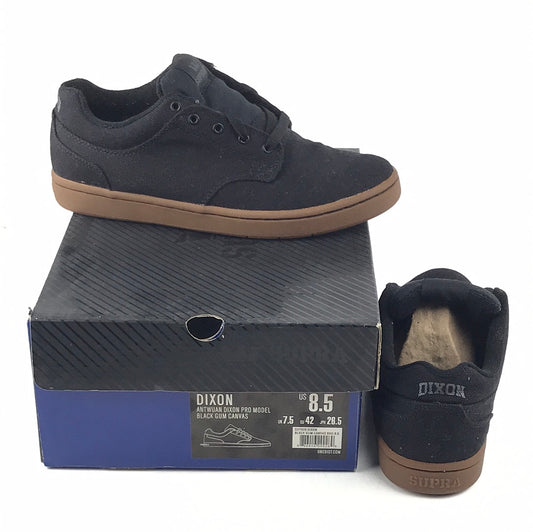 Supra Antwuan Dixon Black Gum Canvas US Mens Size 8.5