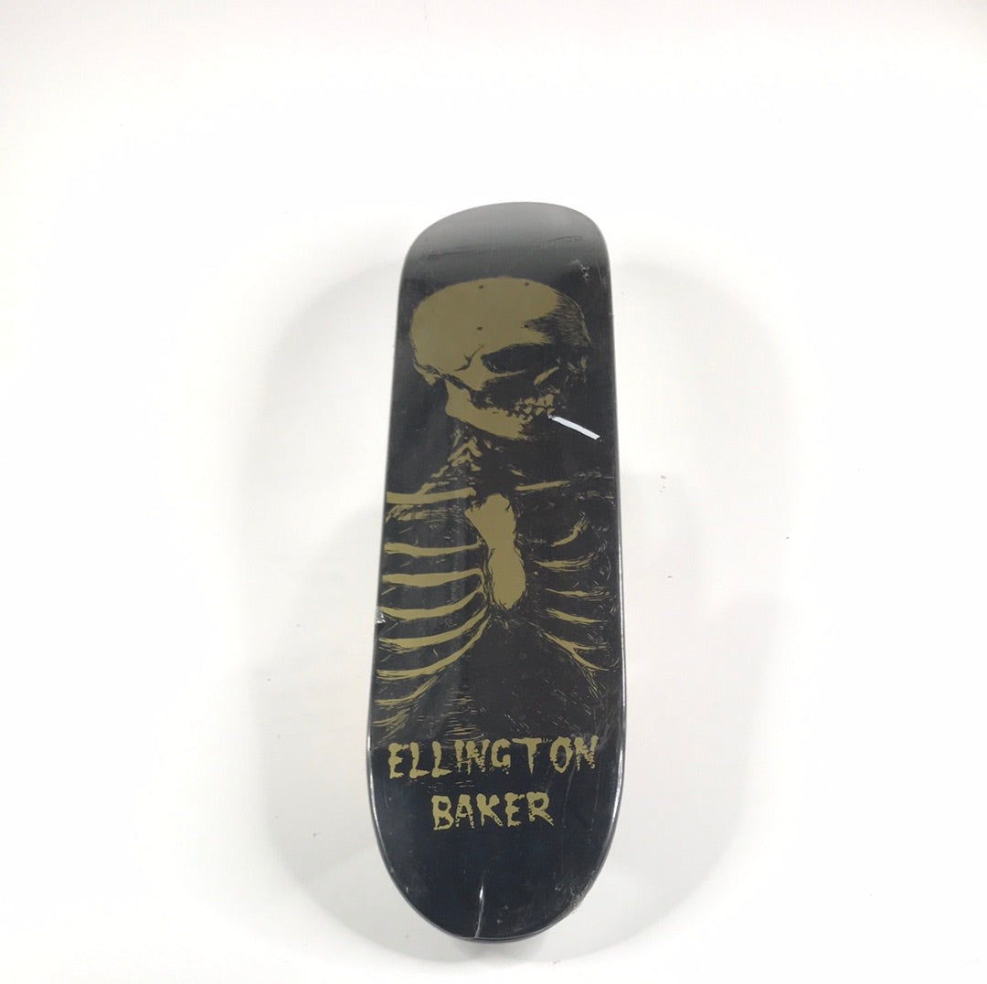 Baker Erik Ellington Skeleton Black 7.75 Skateboard Deck